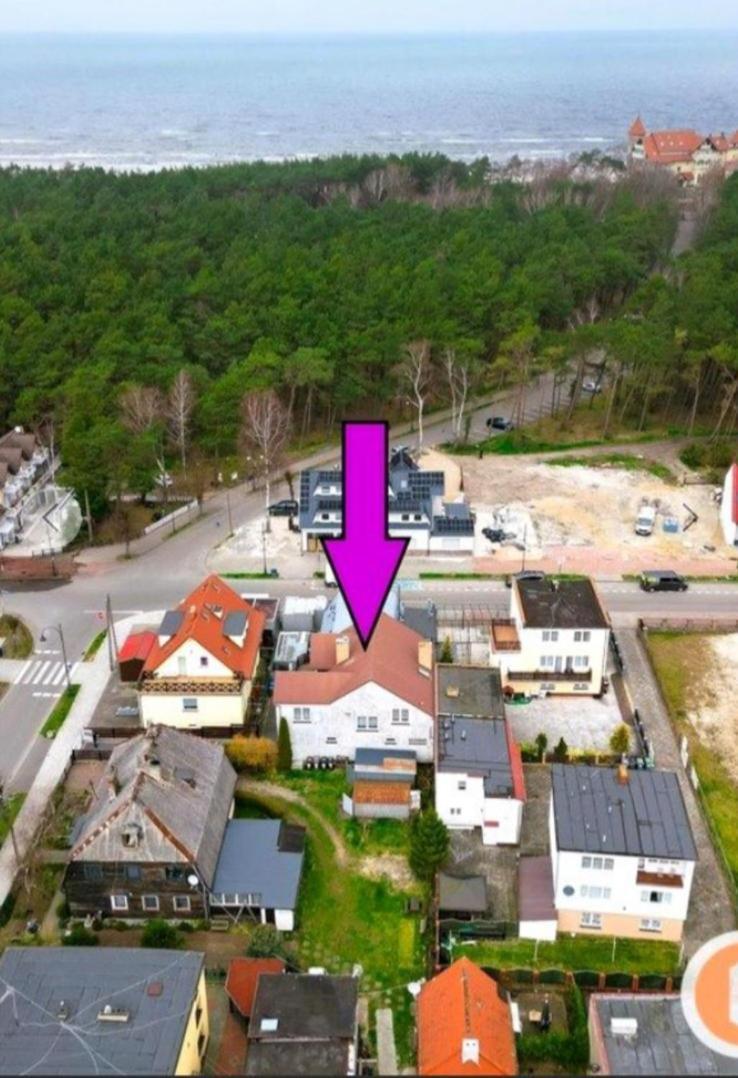 Pokoje Goscinne Nad Morzem Łeba Exteriör bild